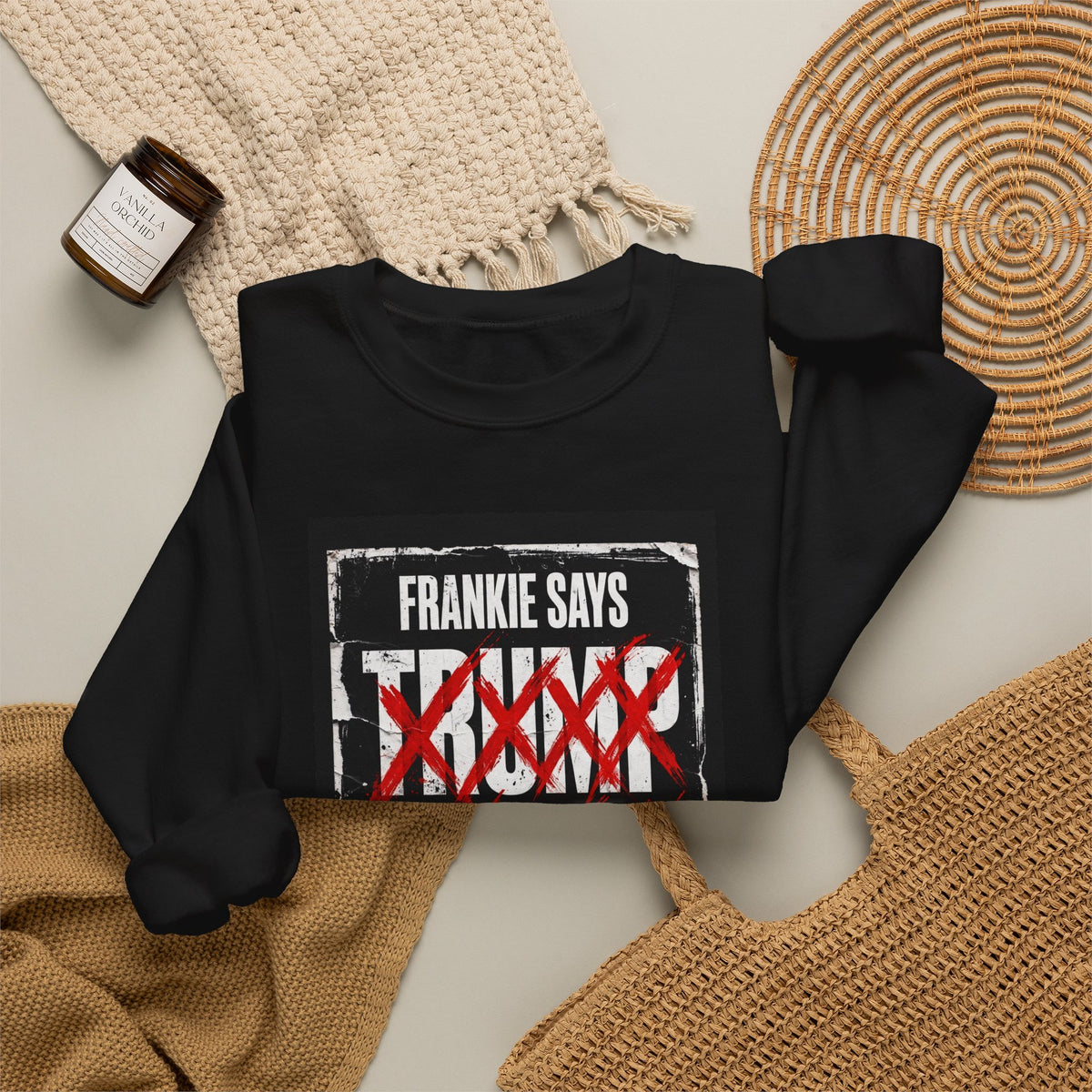 Frankie Says "No Silence No Fear" Graphic Crewneck