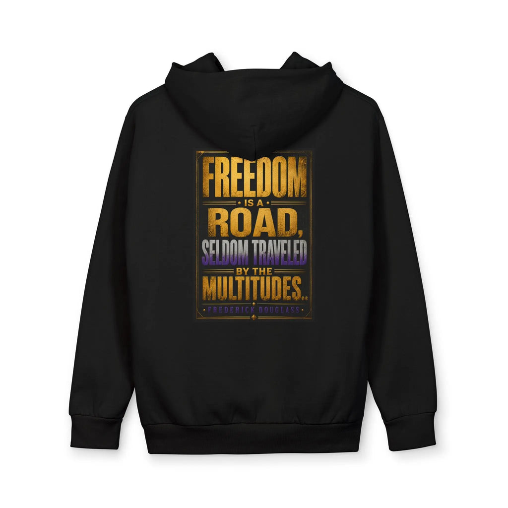 Freedom Road Hoodie — Inspirational Protest Quote Pullover Printify