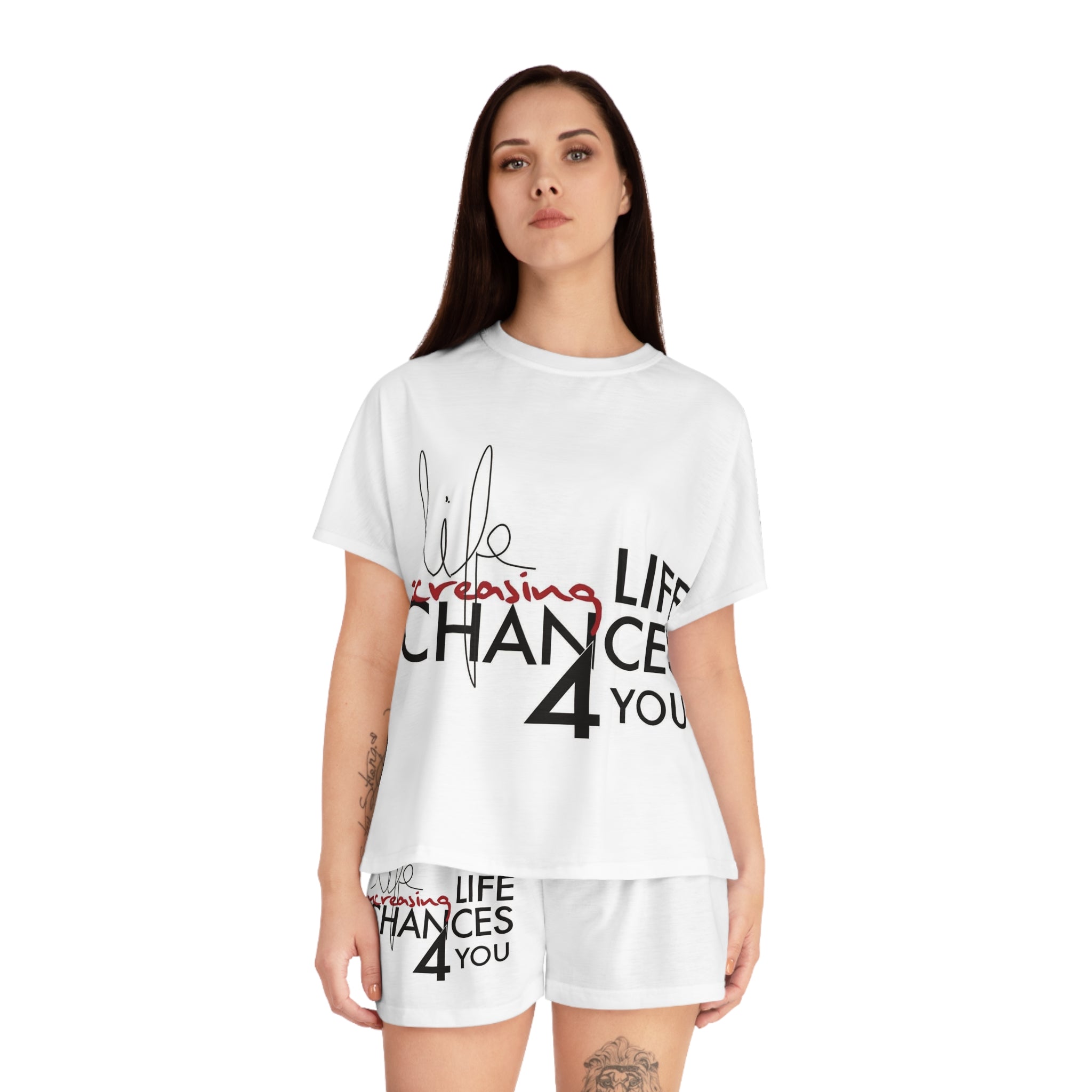Life Increasing Chances 4 You Women's Short Pajama Set