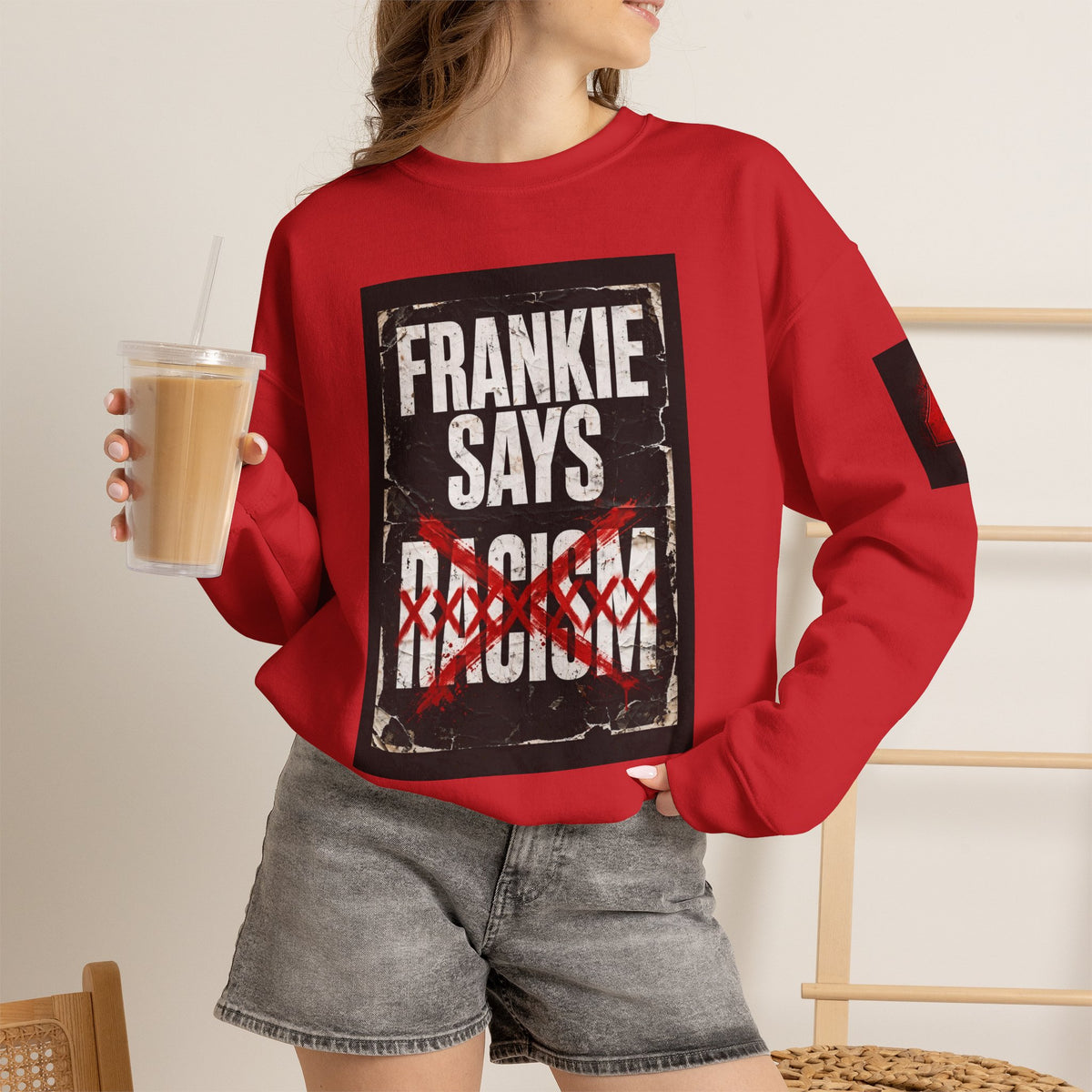 Frankie Says Relaxed Crewneck Sweatshirt