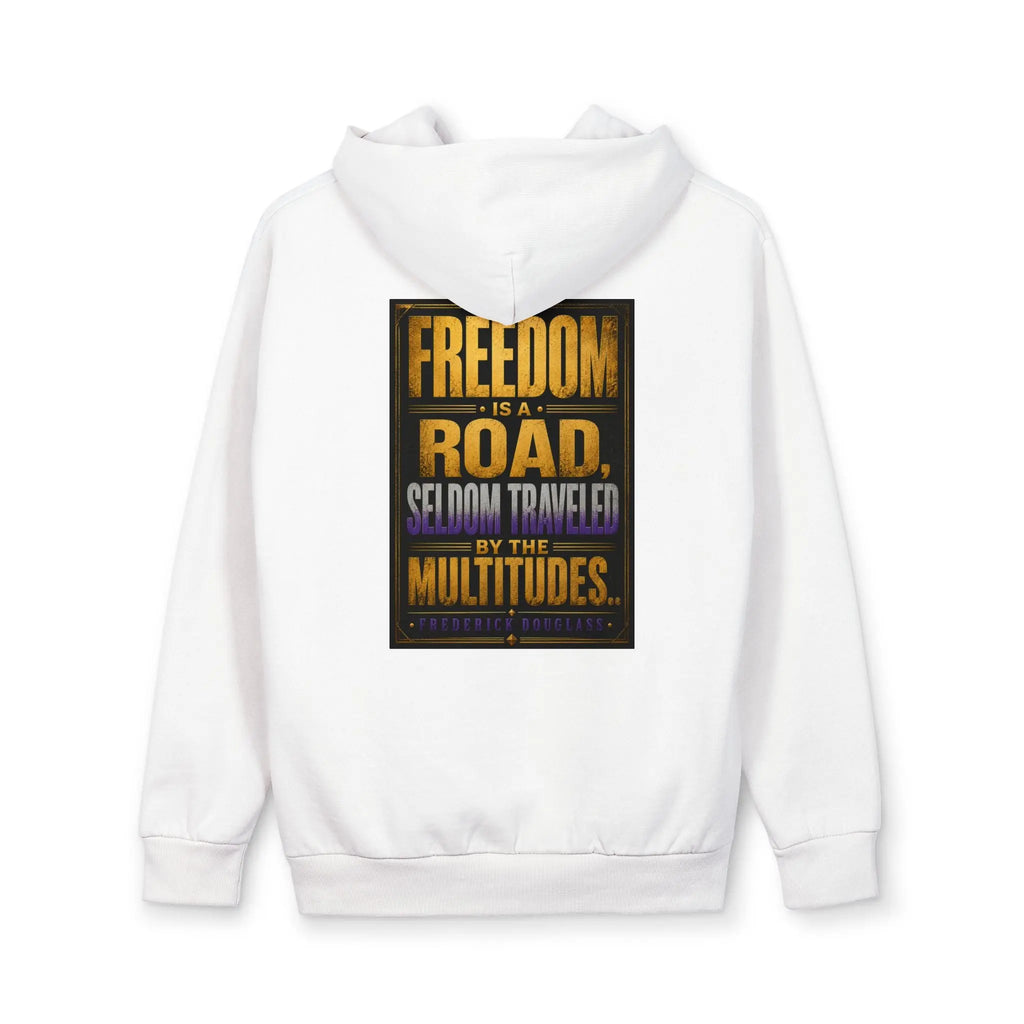 Freedom Road Hoodie — Inspirational Protest Quote Pullover Printify