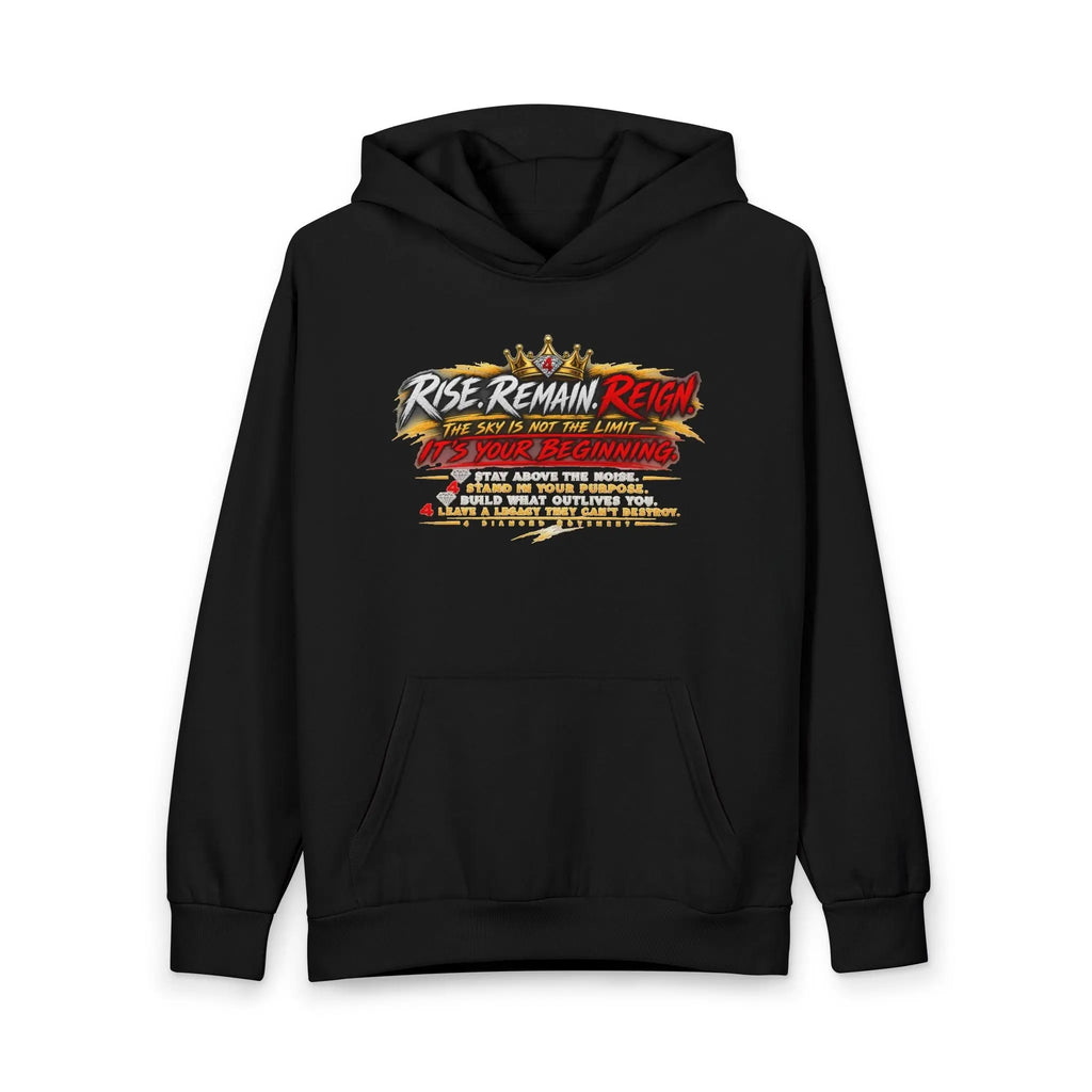 Space Adventure Hoodie — “93 Million Miles Above These Days” Graphic Pullover Printify