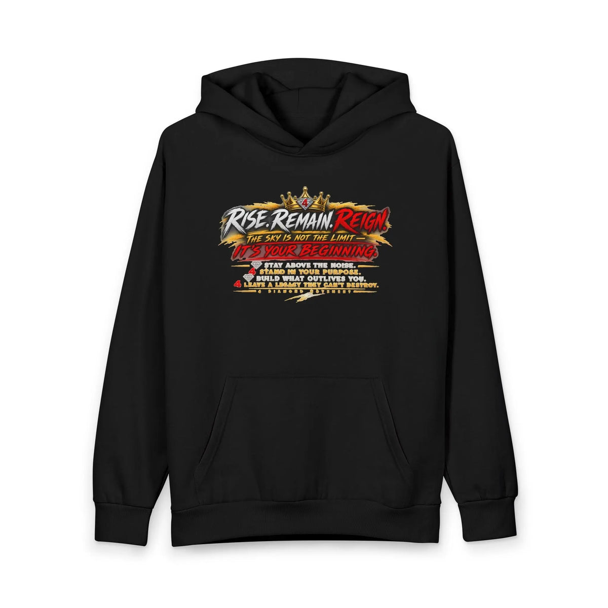 Space Adventure Hoodie — “93 Million Miles Above These Days” Graphic Pullover Printify
