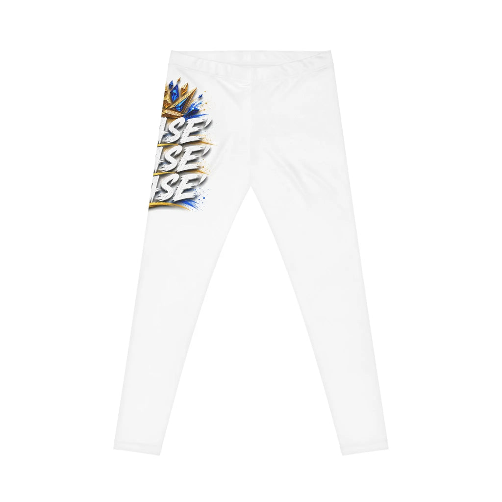 Bold 'Blase Blase Blase' Graphic Leggings – Women’s Casual Statement Leggings Printify