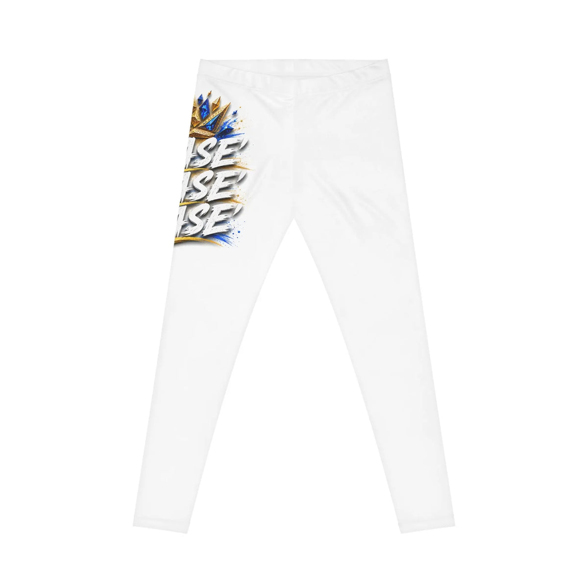 Bold 'Blase Blase Blase' Graphic Leggings – Women’s Casual Statement Leggings Printify