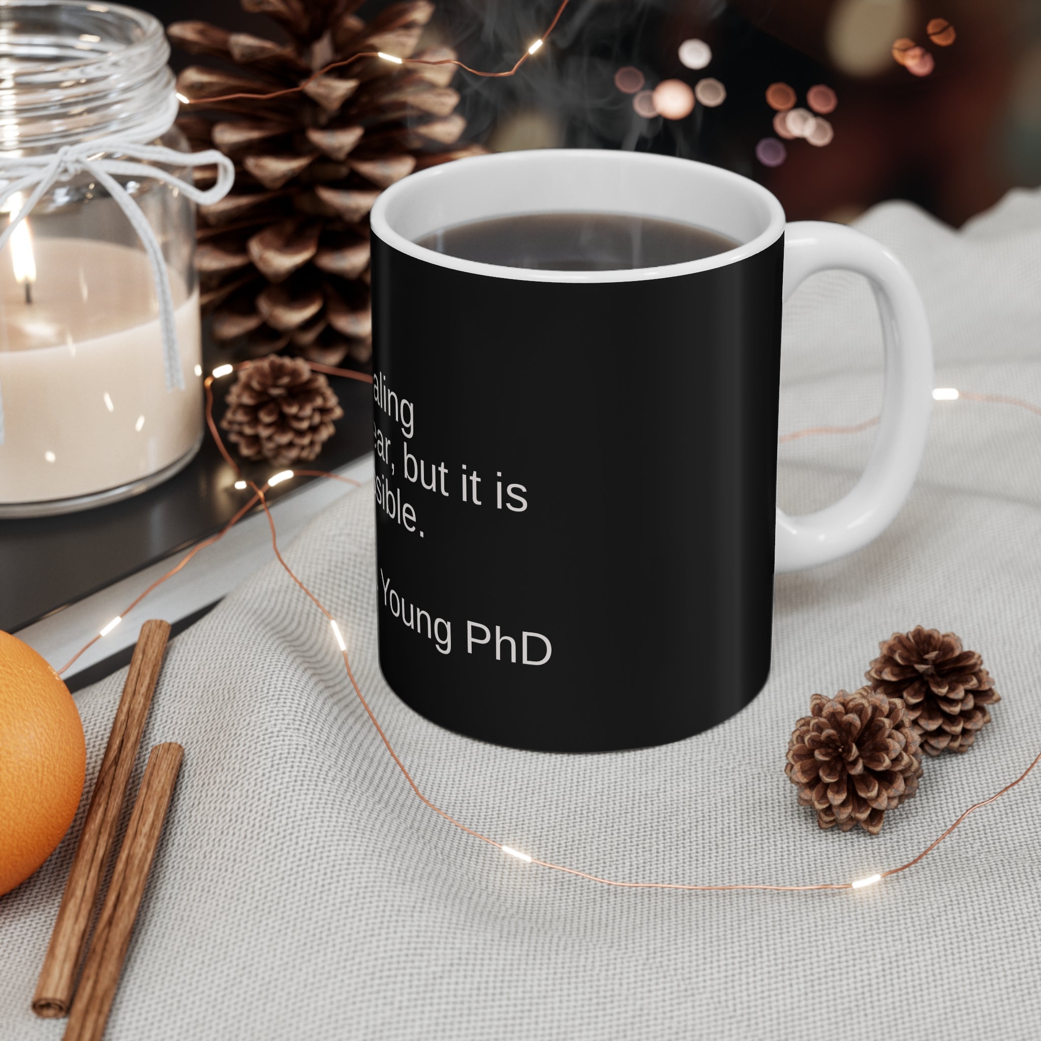 Inspirational Healing Quote Mug — "Healing is not linear, but it is possible."