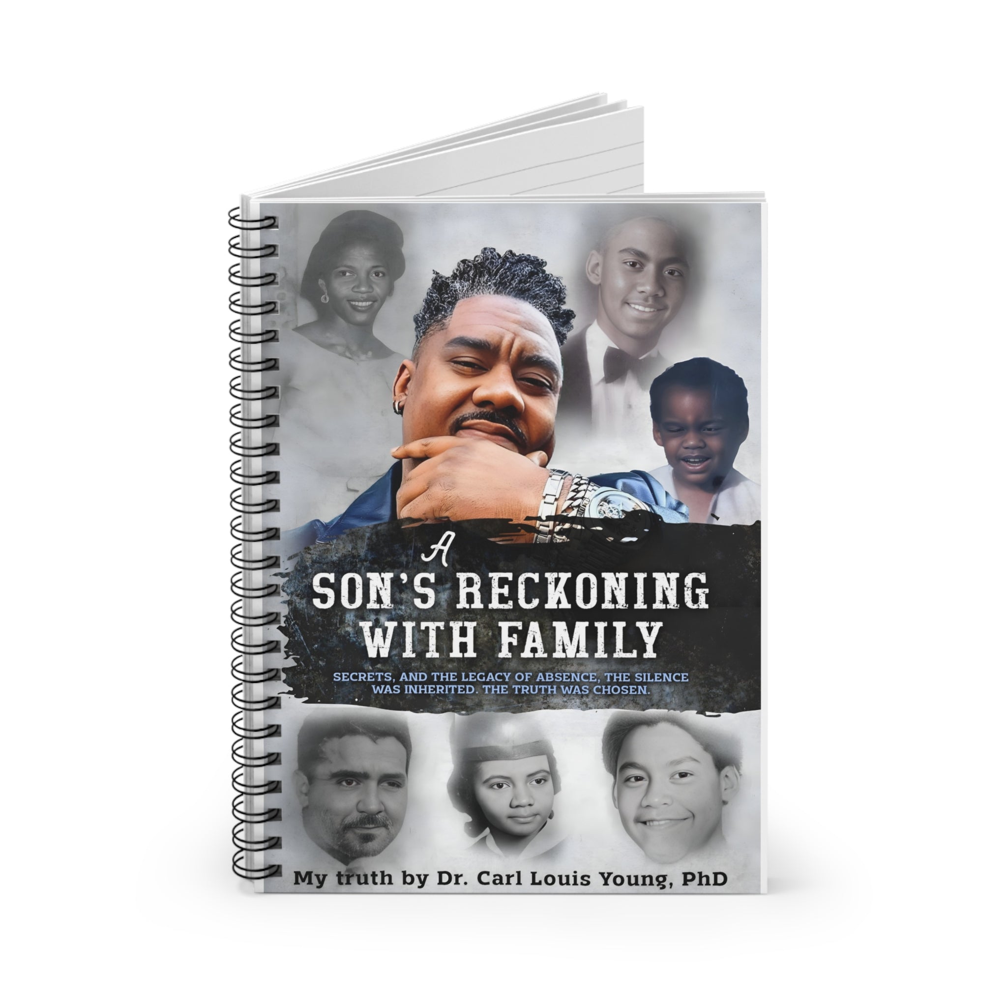 A Son's Reckoning With Family Spiral Notebook - Memoir Cover Ruled Journal