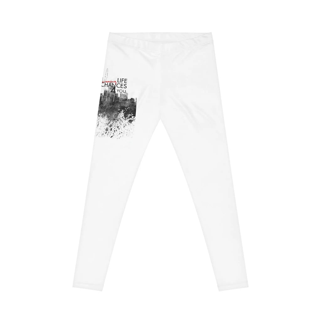 Increasing Life Chances 4 You Leggings — Cityscape Graphic Women's Leggings Printify