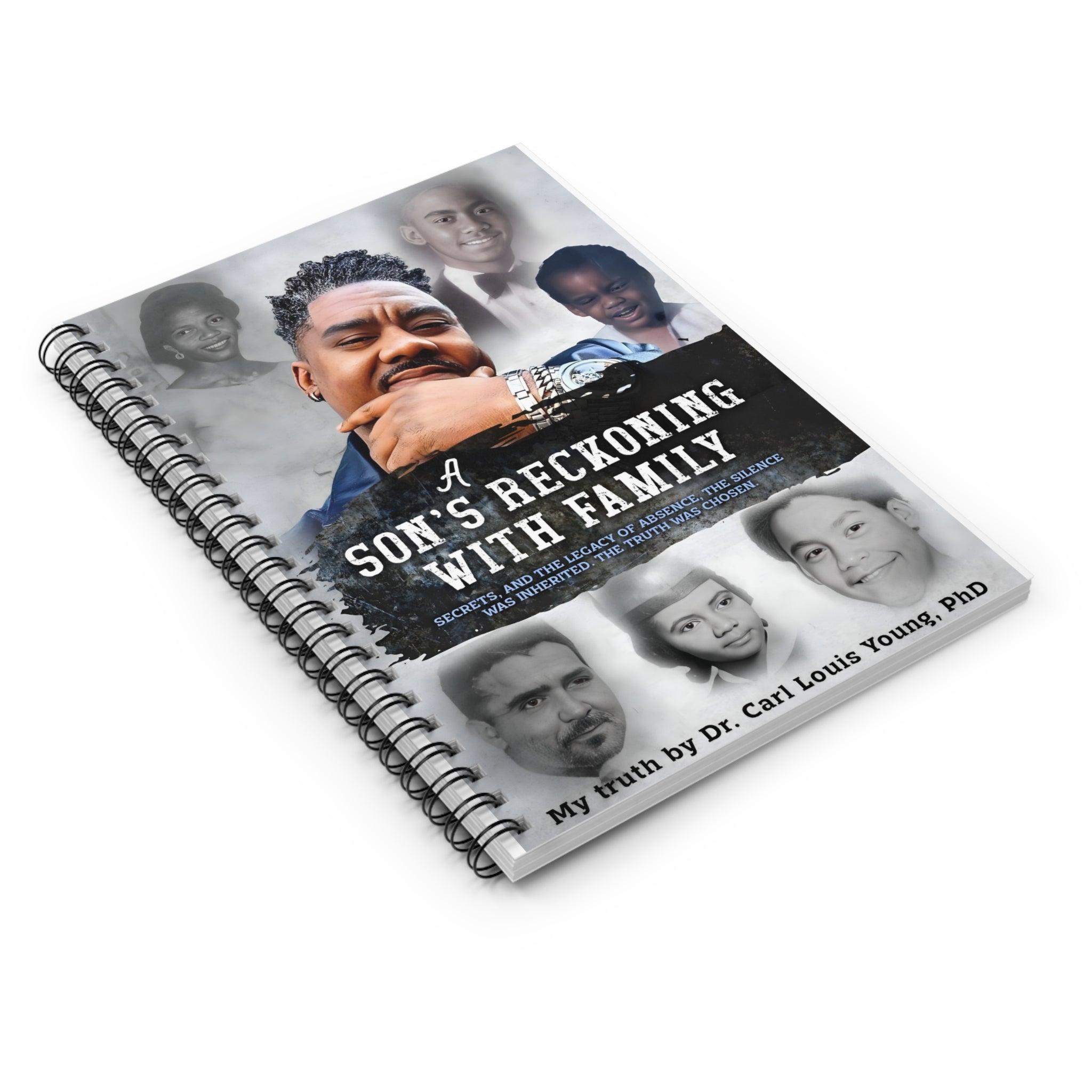 A Son's Reckoning With Family Spiral Notebook - Memoir Cover Ruled Journal