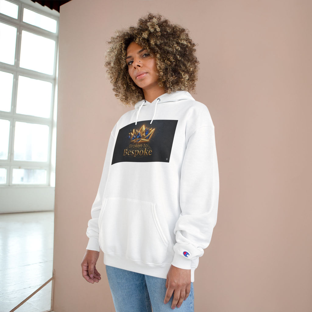 Champion Hoodie — Bespoke Crown Design | “My Ancestors Survived. I Will Heal.” Inspirational Pullover
