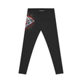 Diamond Shining Collection Women's Leggings — Black Gem Logo Leggings Printify