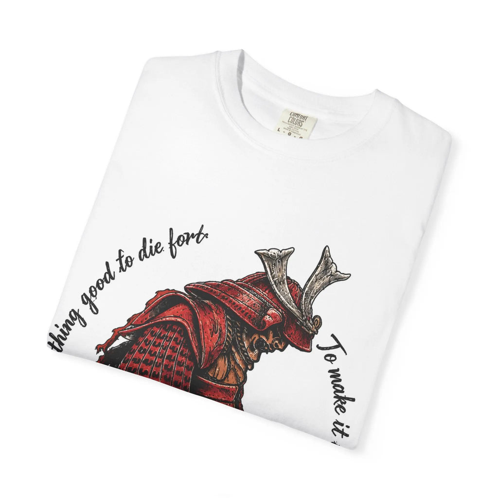 Samurai Armor T-Shirt — 'To Walk Is To Become' Zen Warrior Tee Printify
