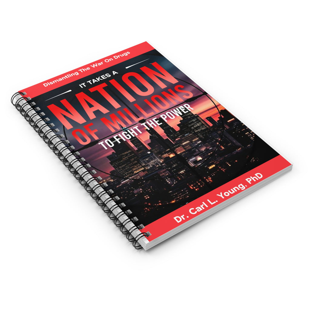 Notebook — "It Takes a Nation of Millions to Fight the Power" Inspirational Journal