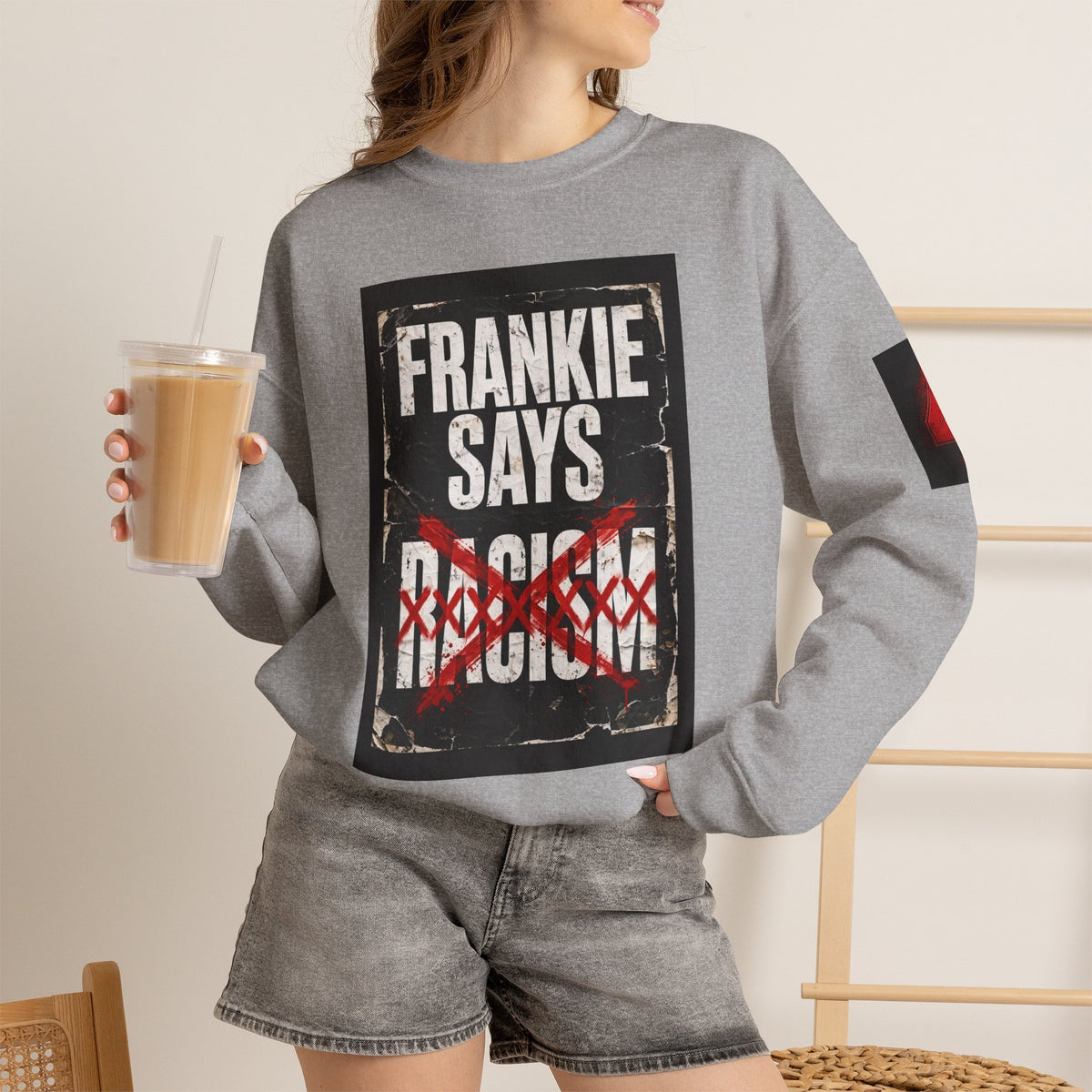 Frankie Says Relaxed Crewneck Sweatshirt