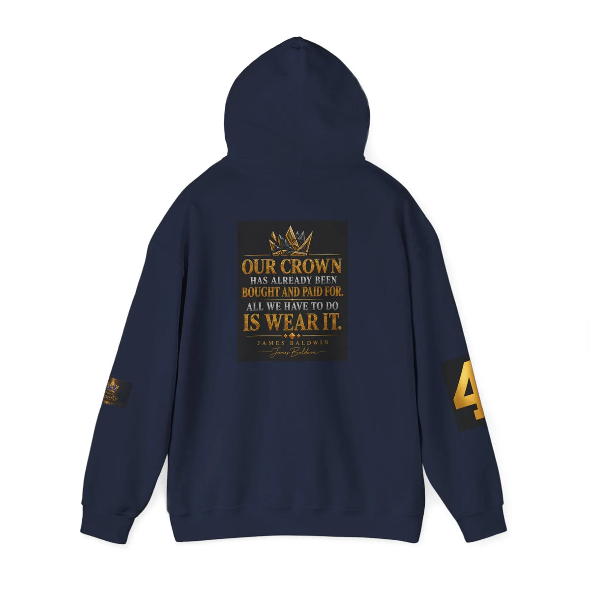 Broken Bespoke Hoodie — "Our Crown has Already Been Bought and Paid For" Inspirational Streetwear Printify