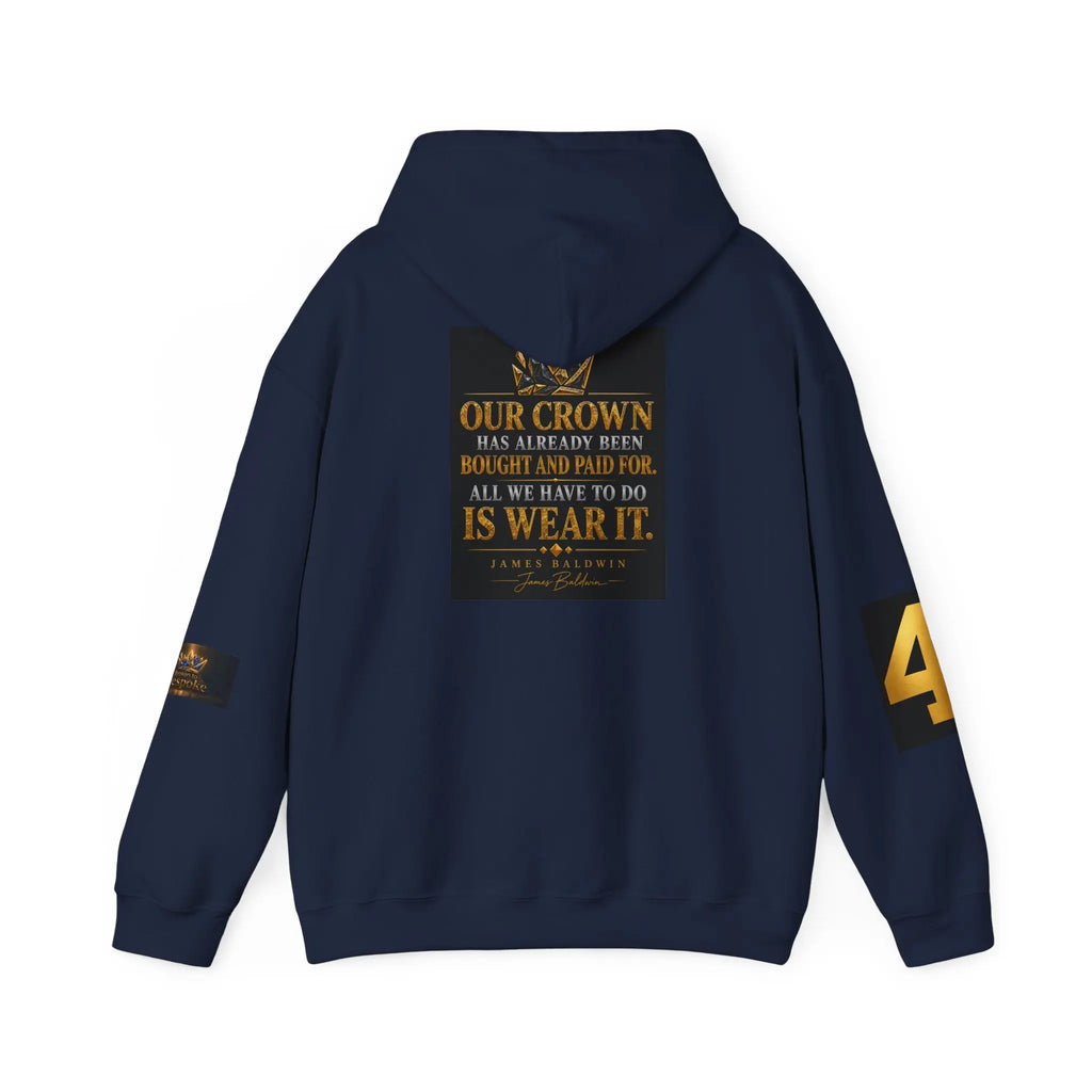 Broken Bespoke Hoodie — "Our Crown has Already Been Bought and Paid For" Inspirational Streetwear Printify