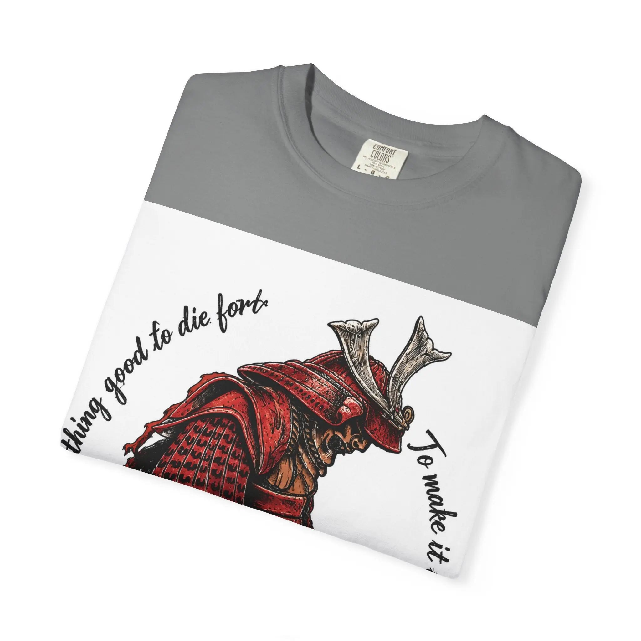 Samurai Armor T-Shirt — 'To Walk Is To Become' Zen Warrior Tee Printify