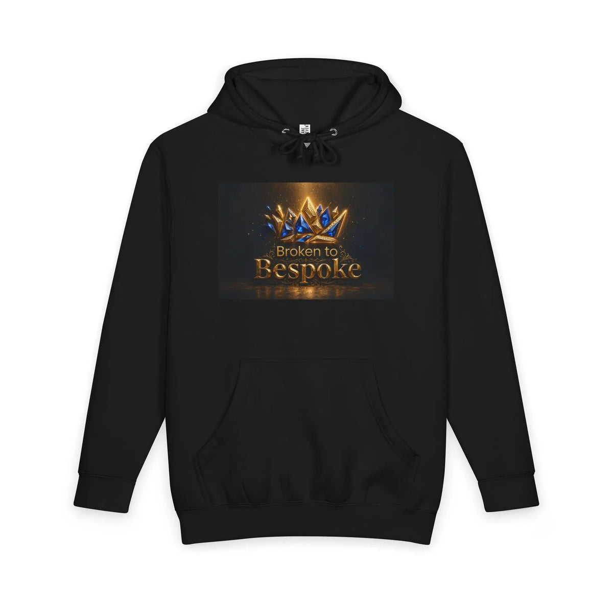 Reach One Teach One Crown Hoodie — "Broken to Bespoke" Inspirational Pullover Printify