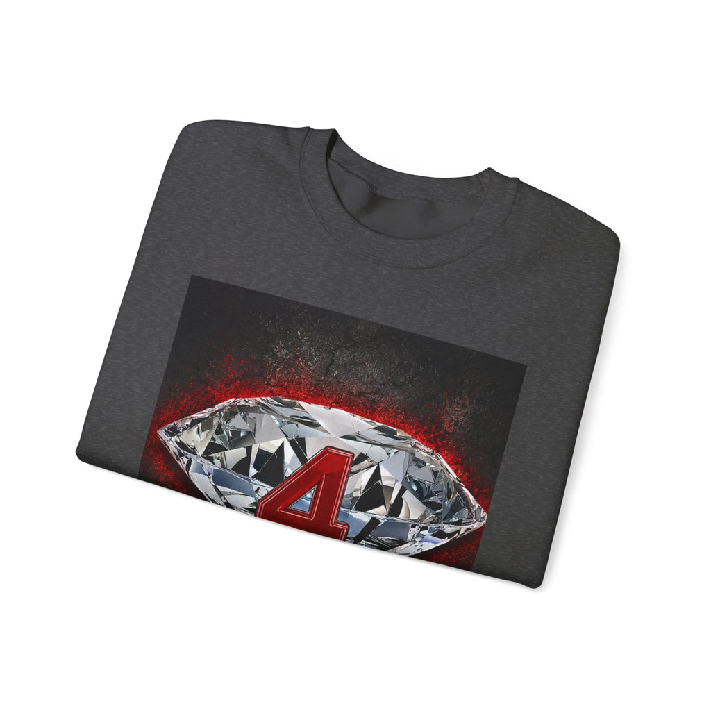 Crewneck Sweatshirt — Diamond 4 Mental Health Awareness Graphic Printify