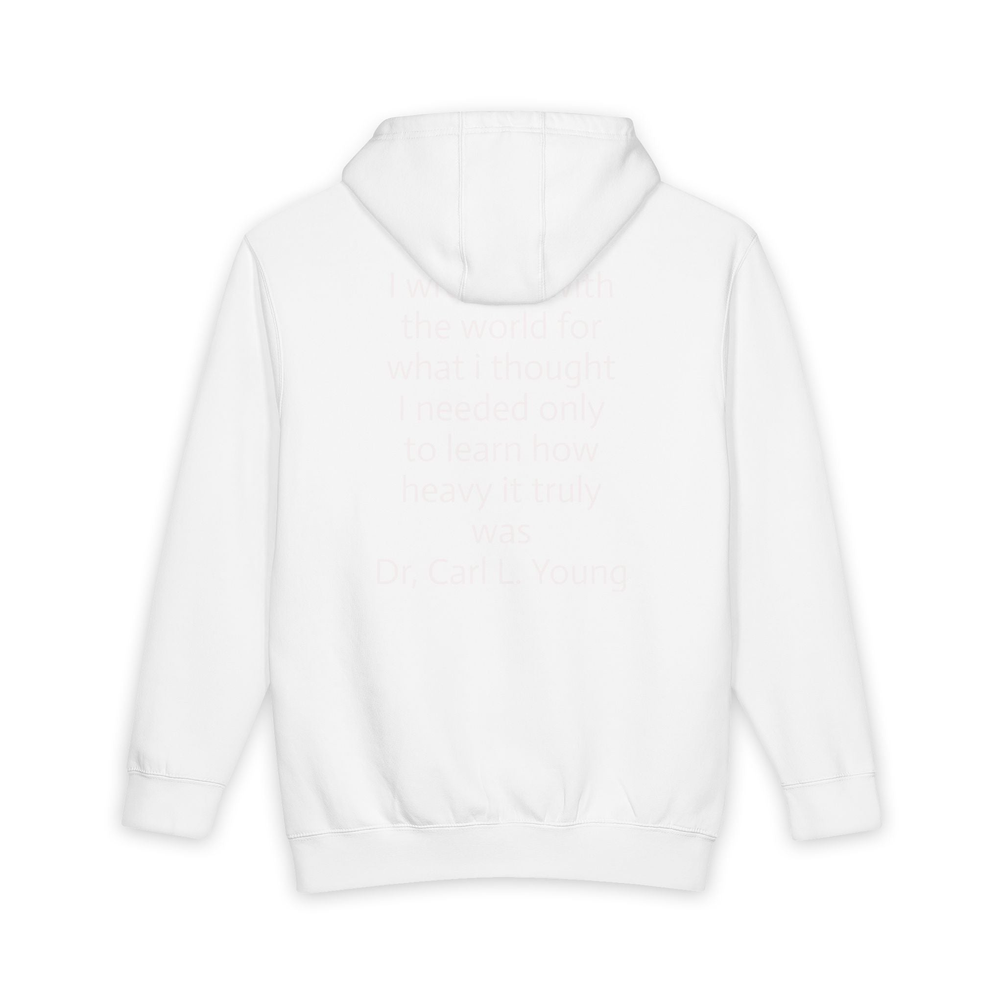Pullover Hoodie — "One Man Can Change The World" Graphic