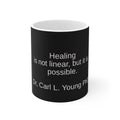 Inspirational Healing Quote Home & Lifestyle — "Healing is not linear, but it is possible." Printify