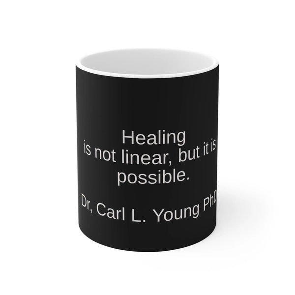 Inspirational Healing Quote Home & Lifestyle — "Healing is not linear, but it is possible." Printify