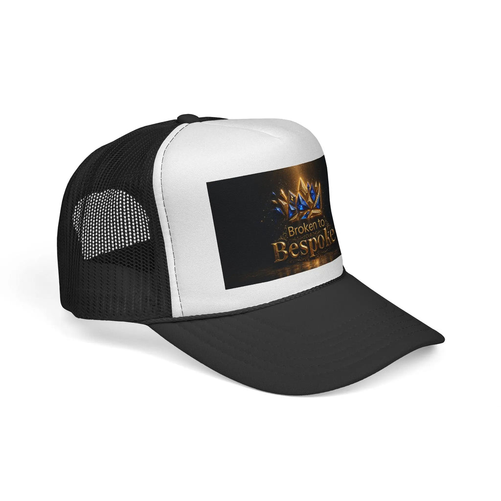 Trucker Cap — "Broken to Bespoke" Crown Emblem Printify