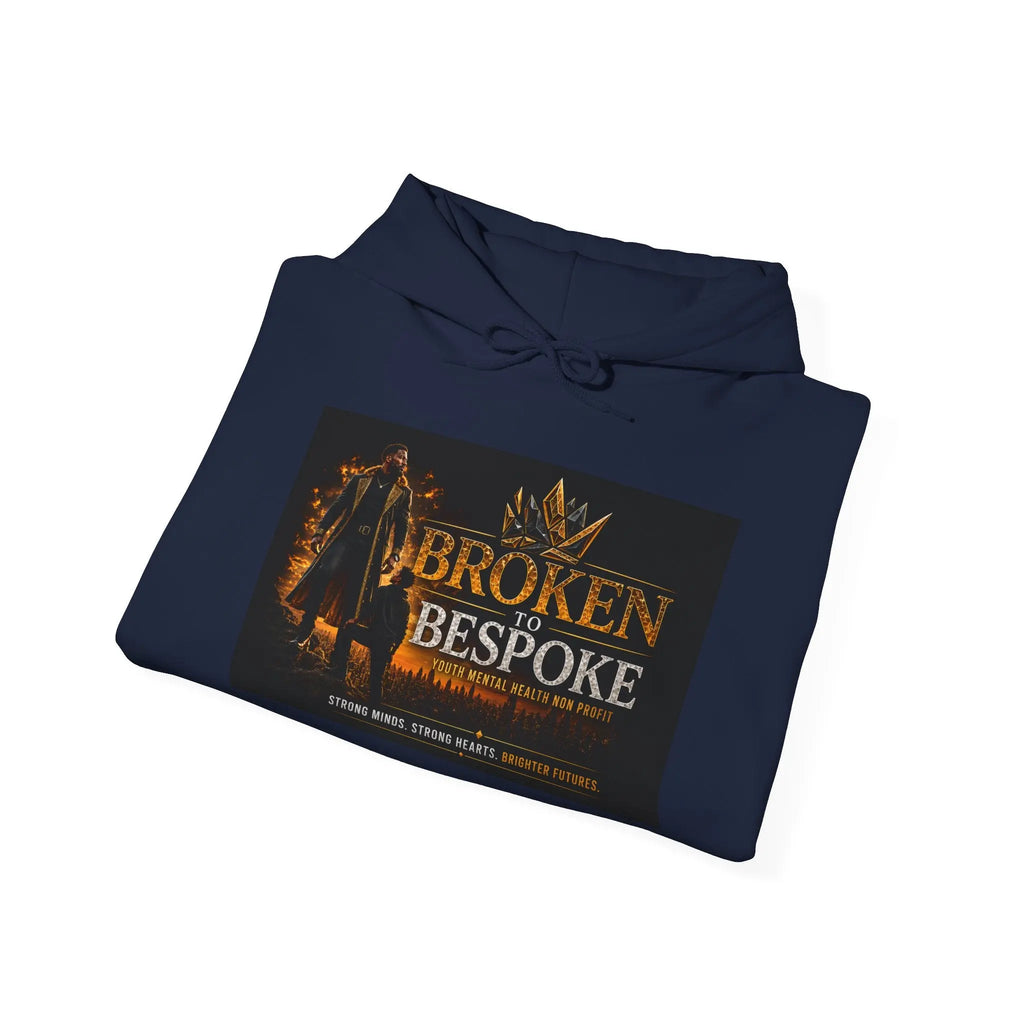Broken Bespoke Hoodie — "Our Crown has Already Been Bought and Paid For" Inspirational Streetwear Printify