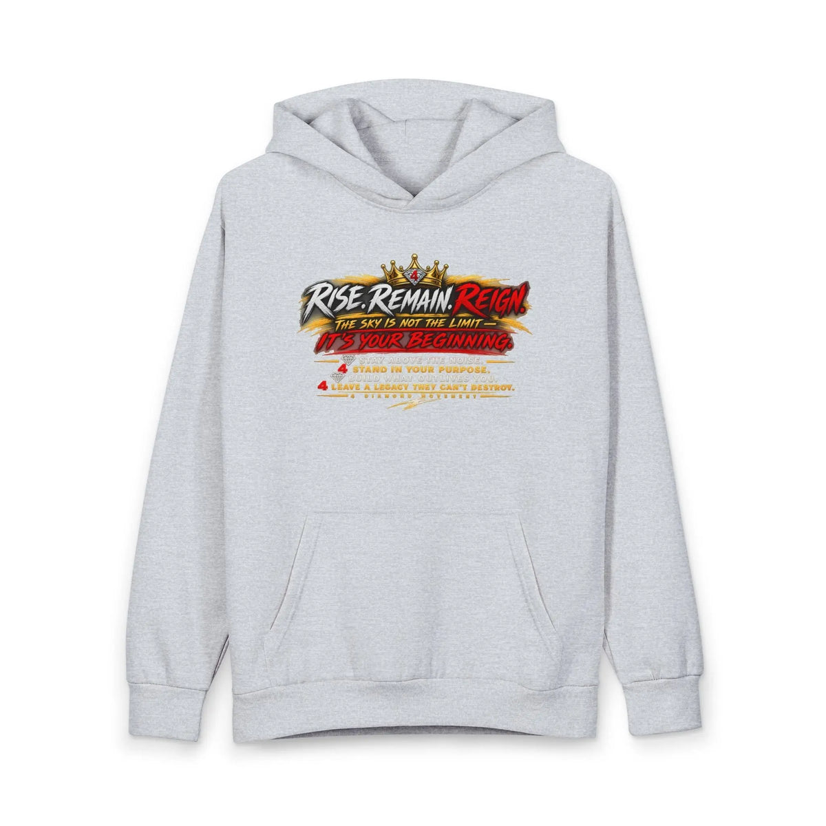 Space Adventure Hoodie — “93 Million Miles Above These Days” Graphic Pullover Printify