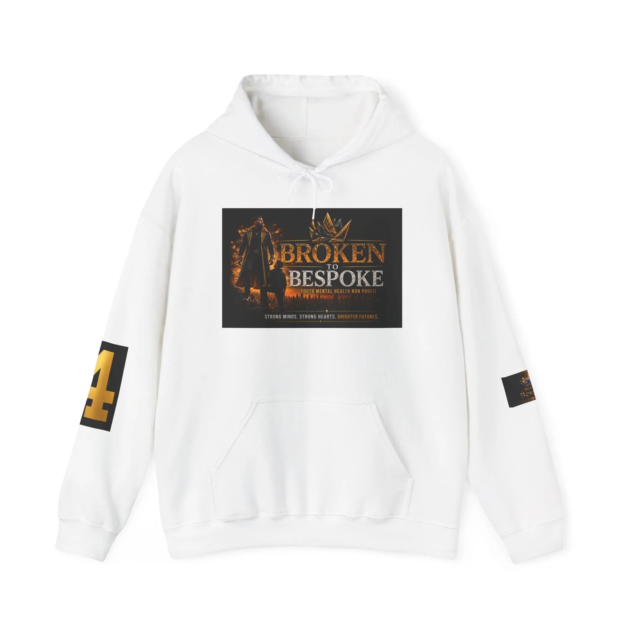 Broken Bespoke Hoodie — "Our Crown has Already Been Bought and Paid For" Inspirational Streetwear Printify