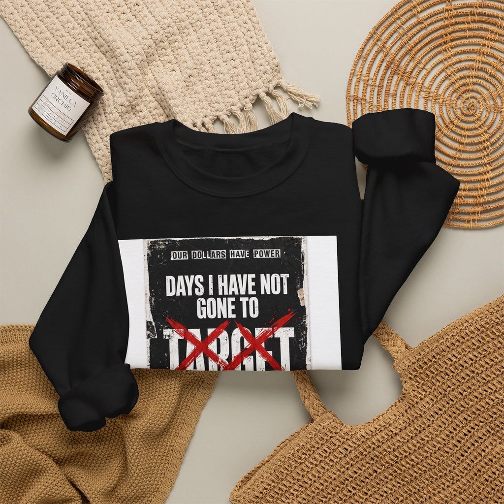 Boycott "Target" Every Dollar Is A Vote Distressed Crewneck Sweatshirt
