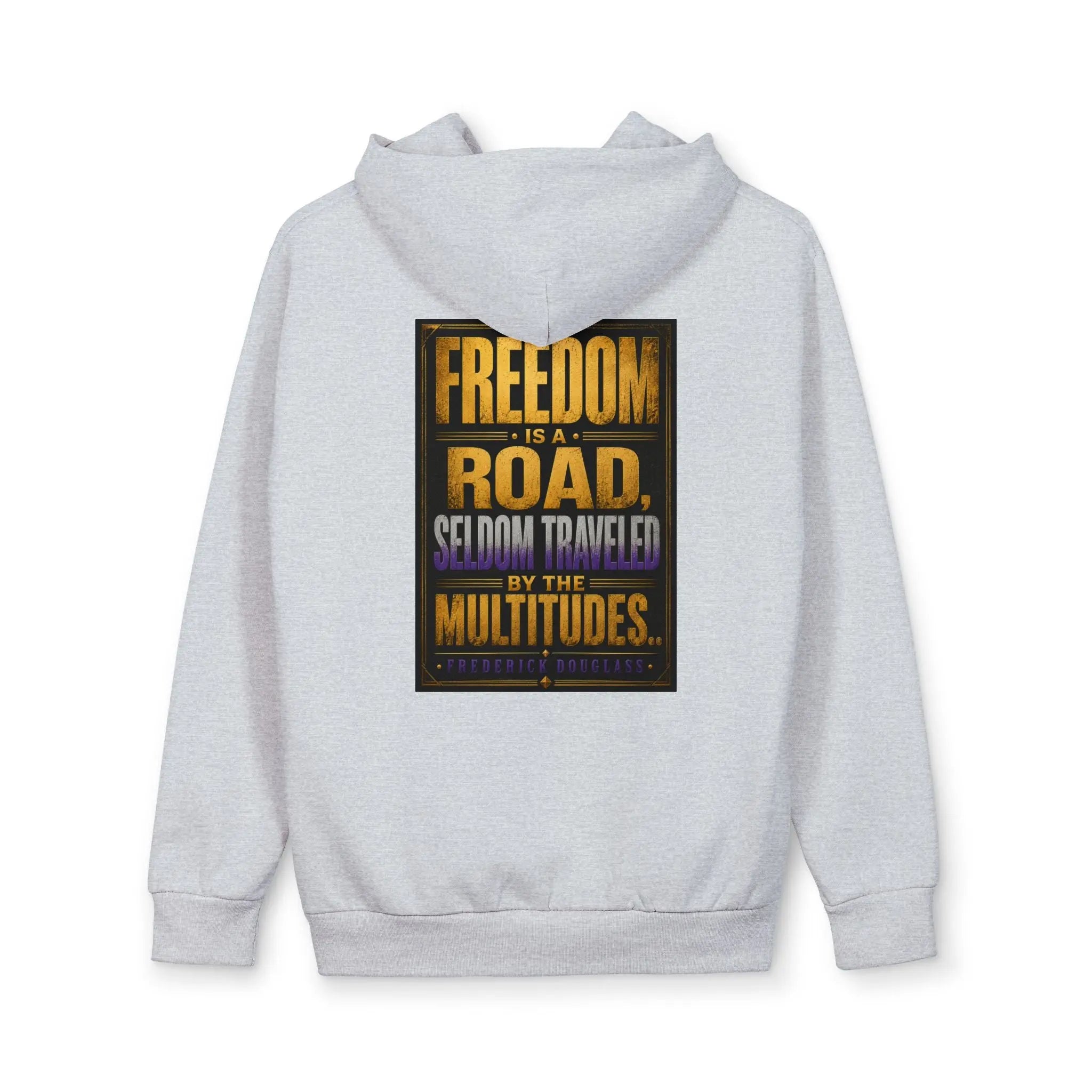 Freedom Road Hoodie — Inspirational Protest Quote Pullover Printify