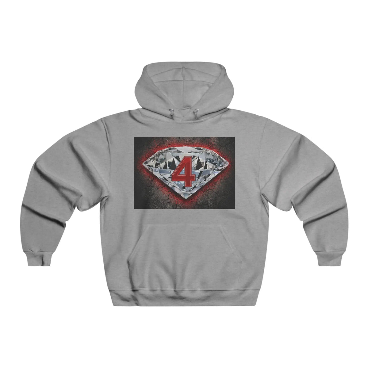 Mental Health DIAMOND 4 Hoodie — Support & Recovery Graphic Sweatshirt Printify