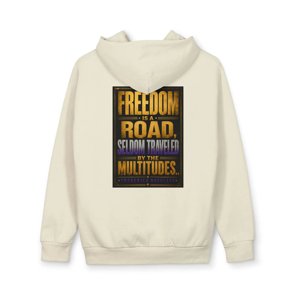 Freedom Road Hoodie — Inspirational Protest Quote Pullover Printify