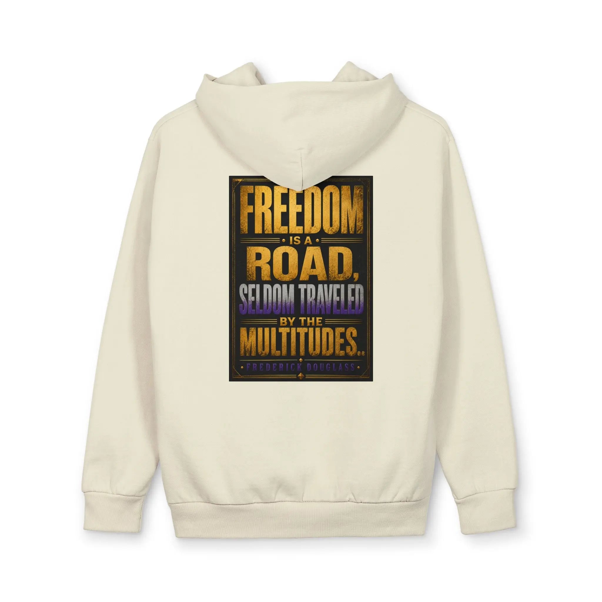 Freedom Road Hoodie — Inspirational Protest Quote Pullover Printify