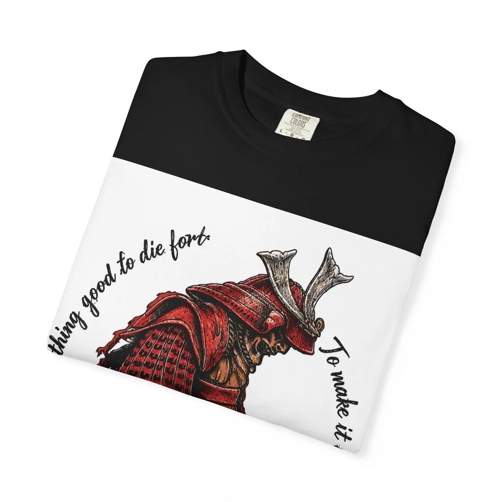 Samurai Armor T-Shirt — 'To Walk Is To Become' Zen Warrior Tee Printify