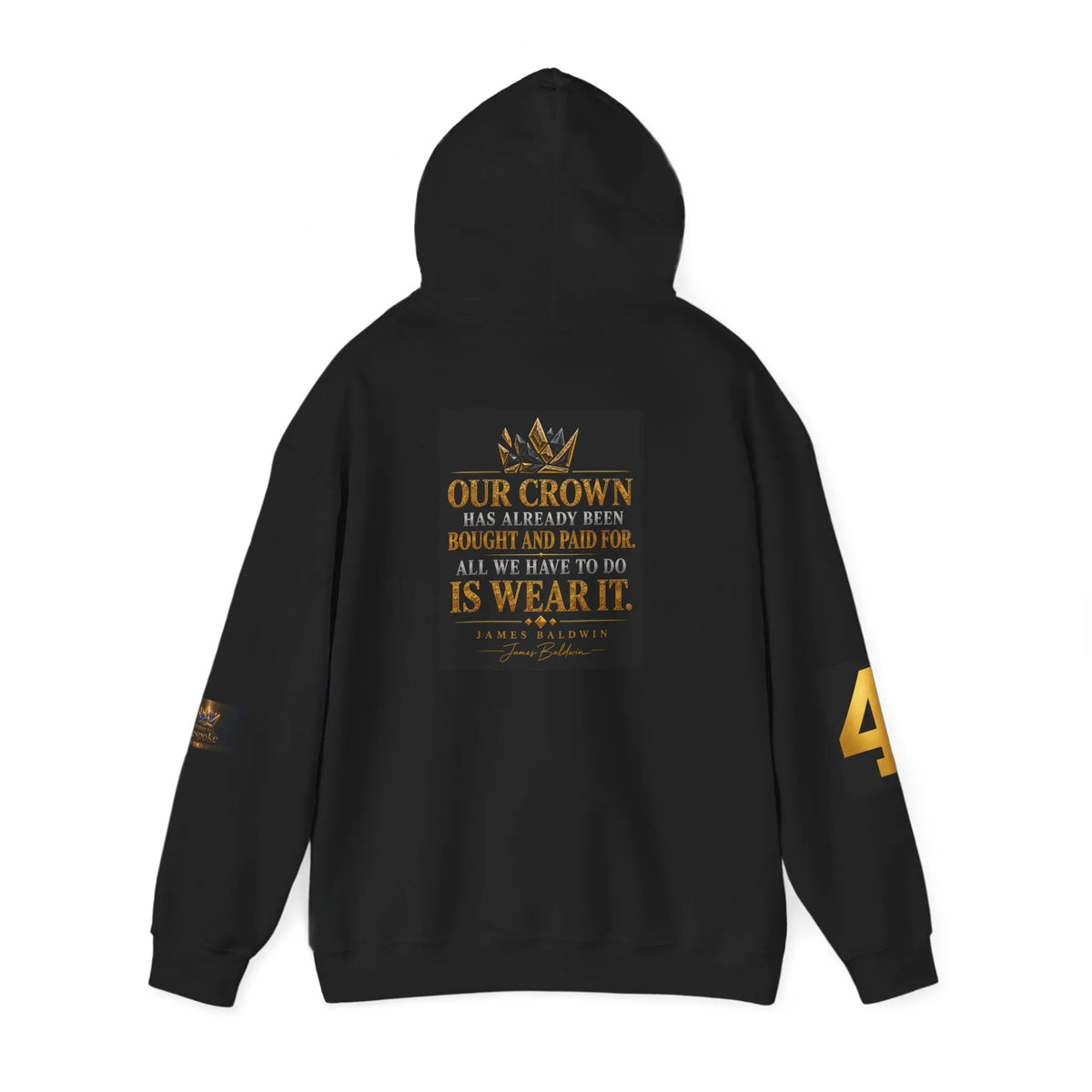 Broken Bespoke Hoodie — "Our Crown has Already Been Bought and Paid For" Inspirational Streetwear Printify