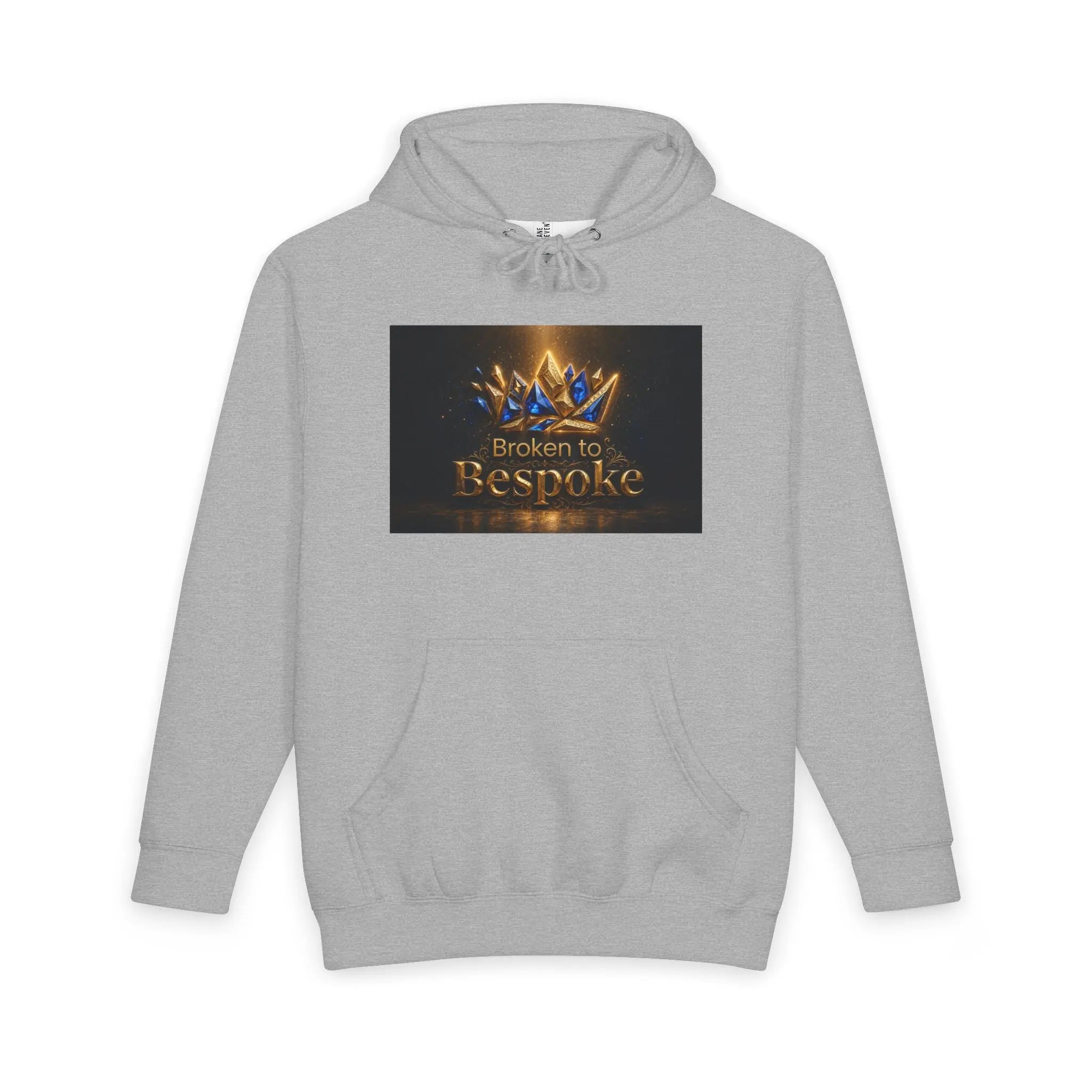 Reach One Teach One Crown Hoodie — "Broken to Bespoke" Inspirational Pullover Printify