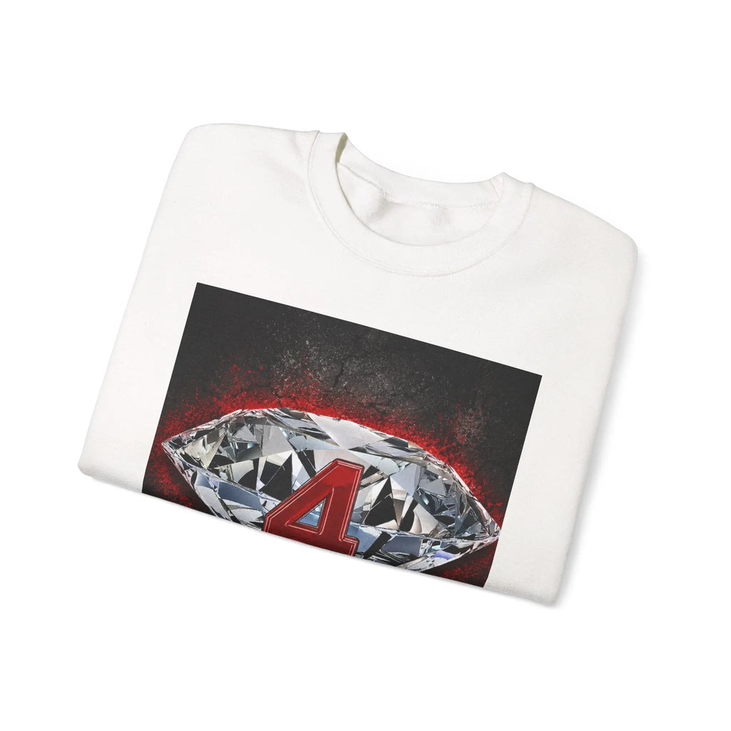 Crewneck Sweatshirt — Diamond 4 Mental Health Awareness Graphic Printify