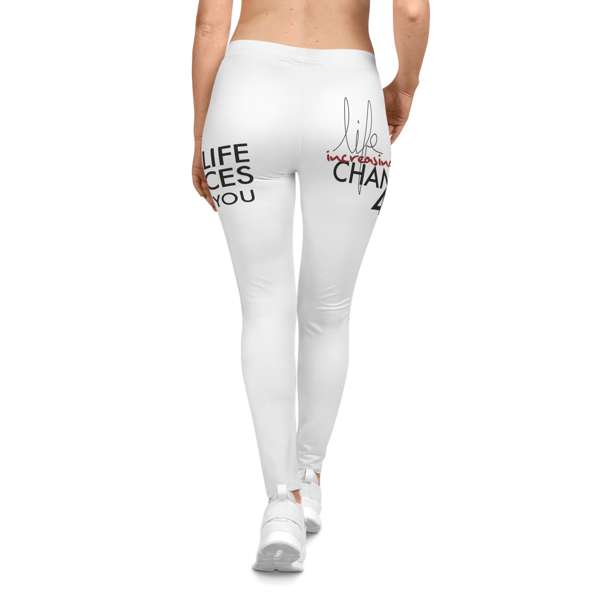 Inspirational 'Life Changes You' Women's Leggings