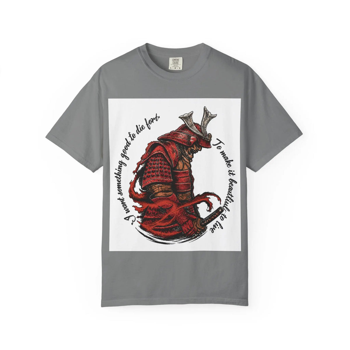 Samurai Armor T-Shirt — 'To Walk Is To Become' Zen Warrior Tee Printify