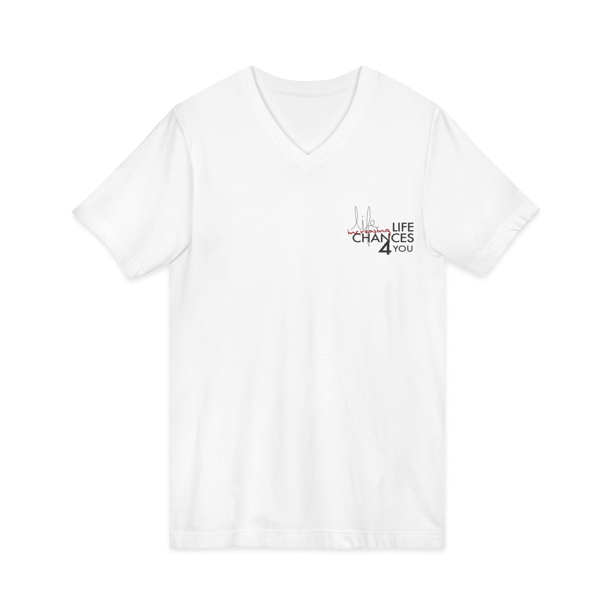 V-Neck Tee — “Silence is not the end… it is the beginning of reckoning.” Dr. Carl L. Young Quote