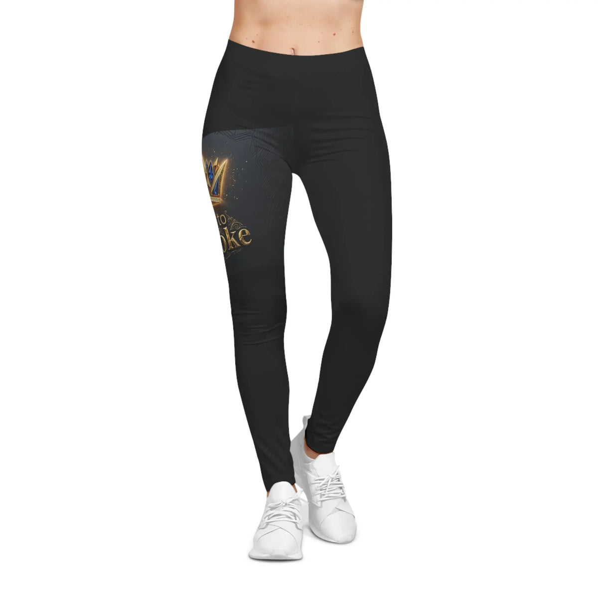 Crown Gaming "Born to Revoke" Women's Black Leggings Printify