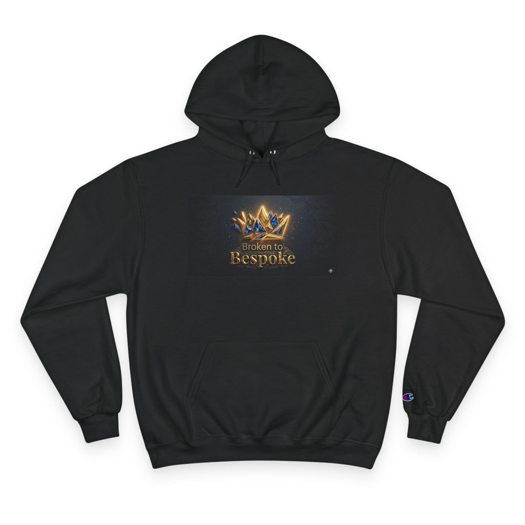 Champion Hoodie — Bespoke Crown Design | “My Ancestors Survived. I Will Heal.” Inspirational Pullover