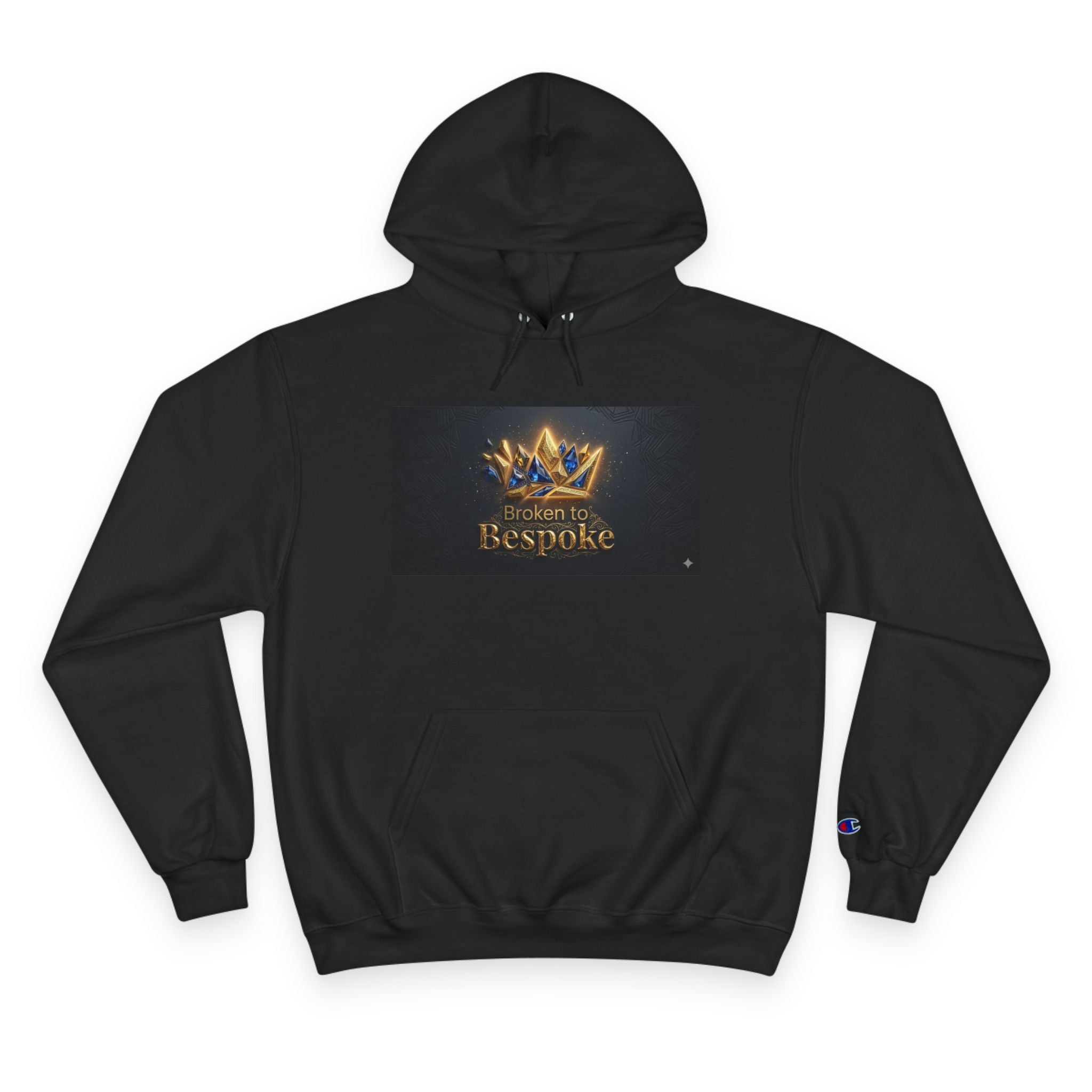 Champion Hoodie — Bespoke Crown Design | “My Ancestors Survived. I Will Heal.” Inspirational Pullover