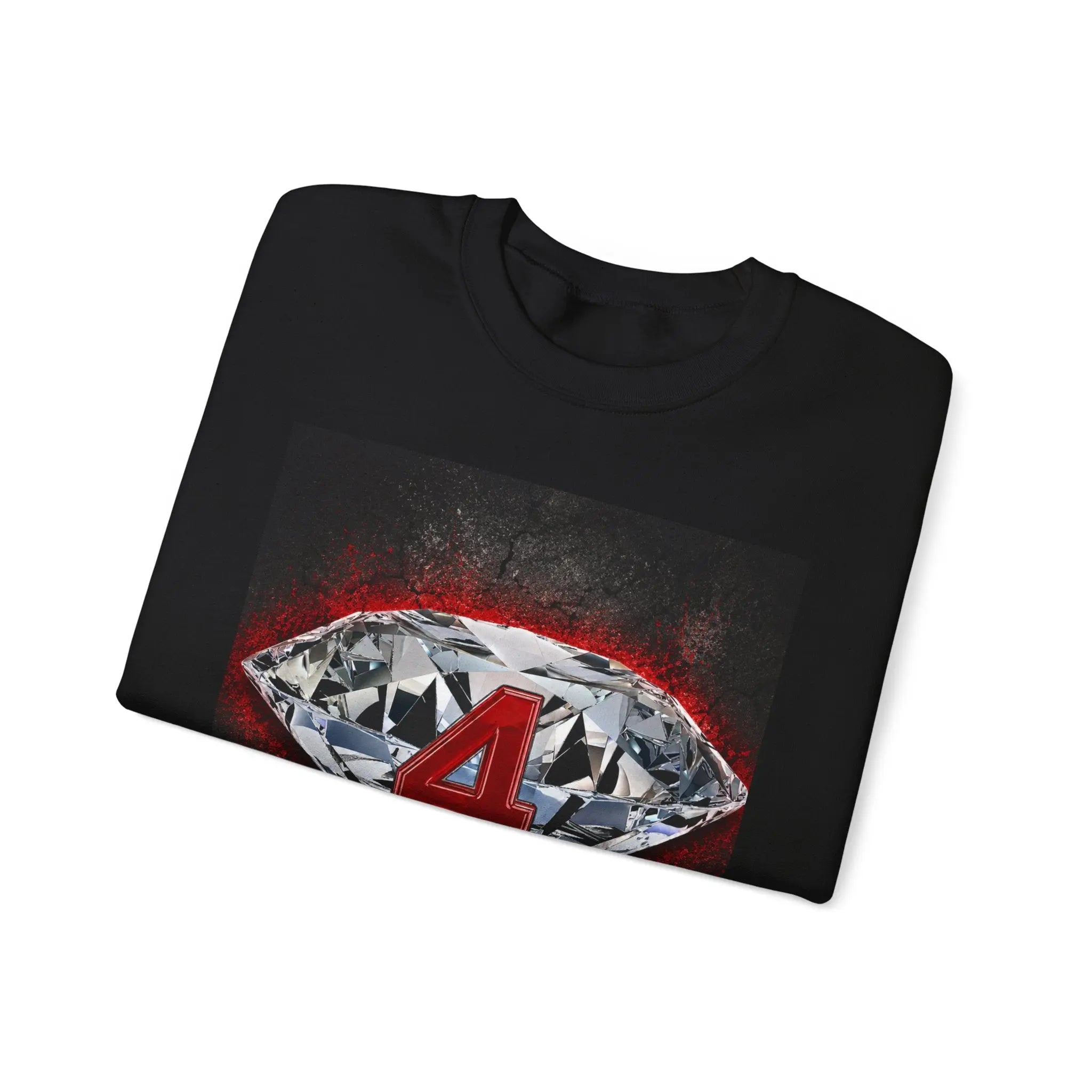 Crewneck Sweatshirt — Diamond 4 Mental Health Awareness Graphic Printify