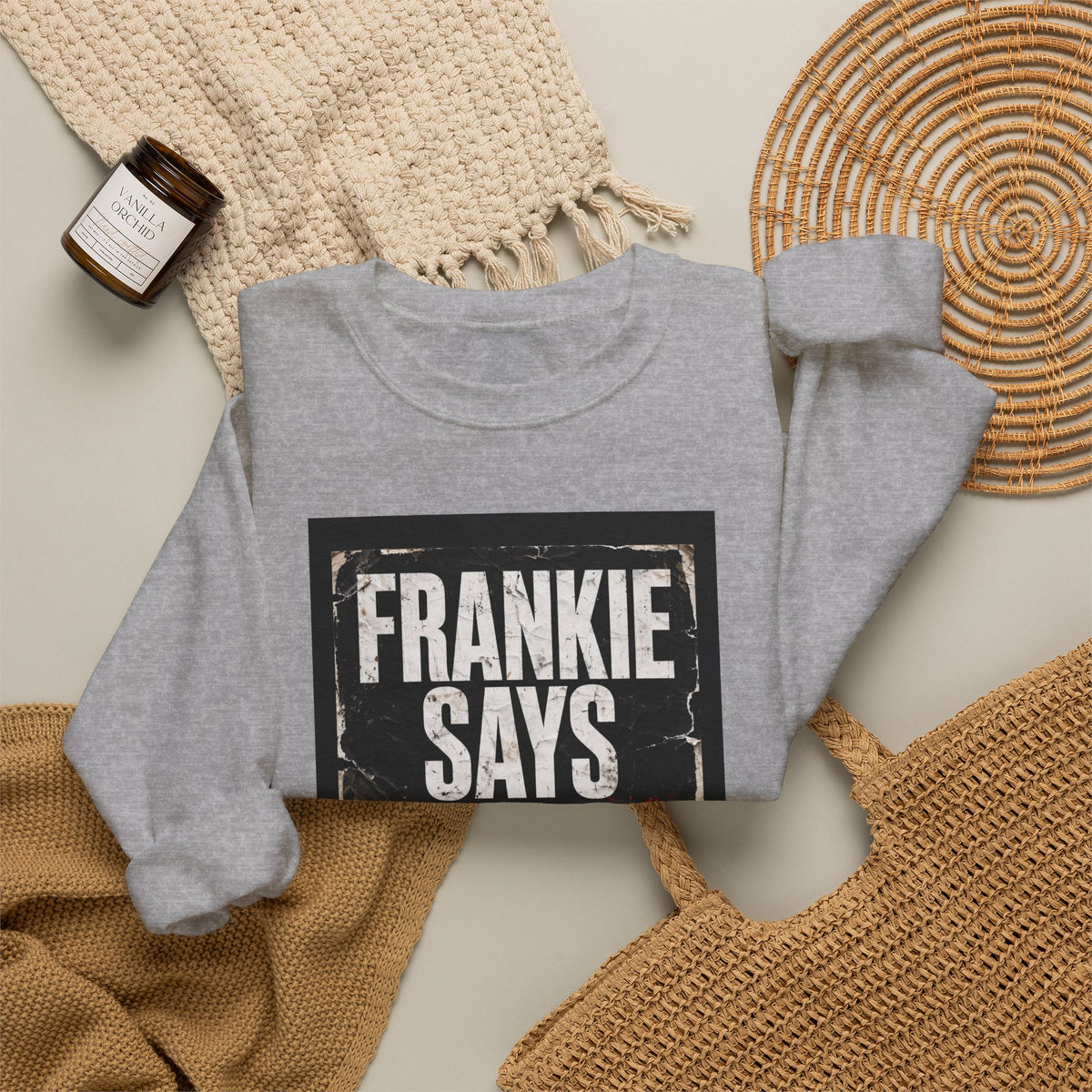 Frankie Says Relaxed Crewneck Sweatshirt