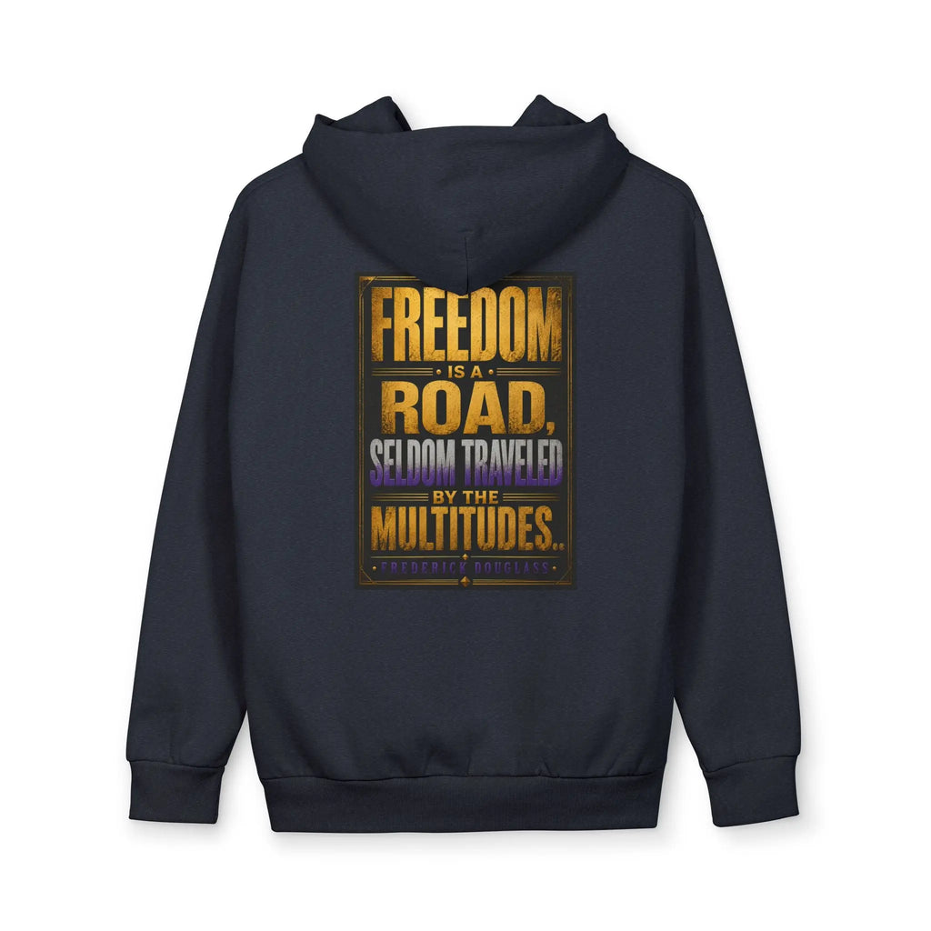 Freedom Road Hoodie — Inspirational Protest Quote Pullover Printify