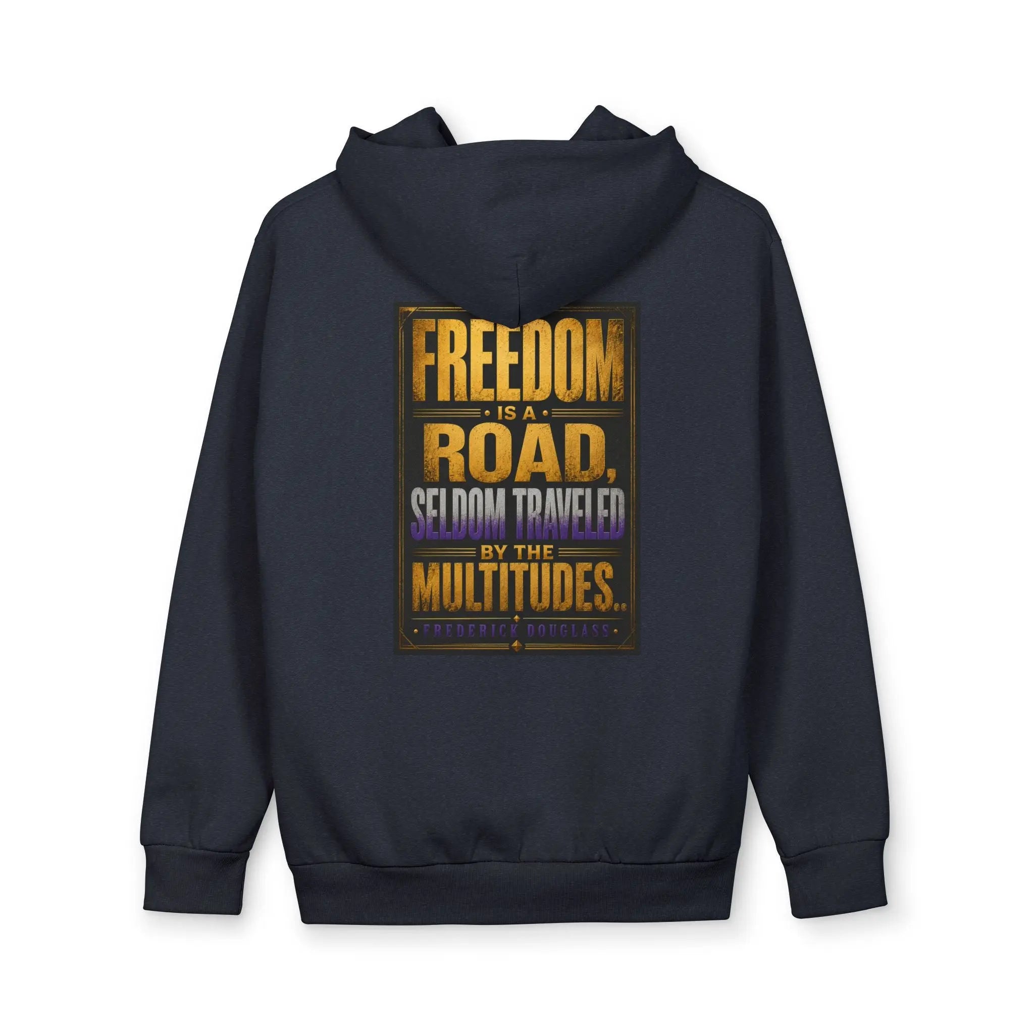 Freedom Road Hoodie — Inspirational Protest Quote Pullover Printify