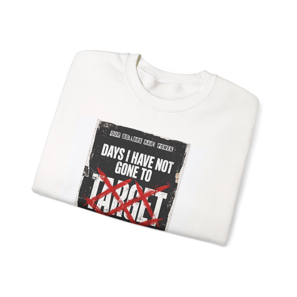Boycott "Target" Every Dollar Is A Vote Distressed Crewneck Sweatshirt